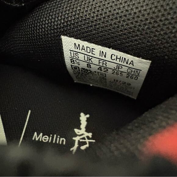 Adidas Trae Young 2 Black and Red Basketball Shoes Size 8.5 - Picture 8 of 8